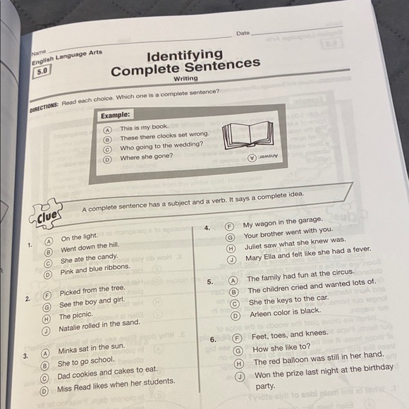 Test Prep Book - Yellow - Picture 6 of 8
